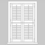 Visit The Shutter Markets for Custom-crafted bespoke shutters for a truly unique window.