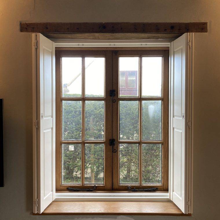 Custom made to measure shutters perfectly tailored to fit any window size.